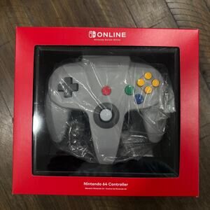 Official Nintendo Switch Online N64 Wireless Controller HAC-043 Gray Brand New